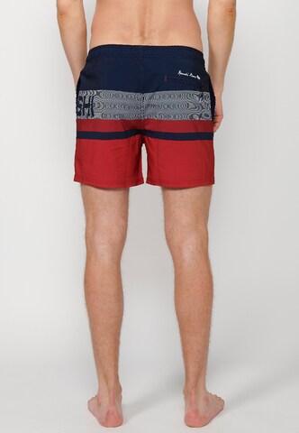 KOROSHI Badeshorts in Blau