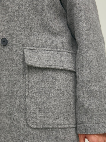 JACK & JONES Between-Seasons Coat 'Slope' in Grey