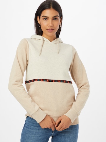 Iriedaily Sweatshirt 'Hopi' in Beige: front