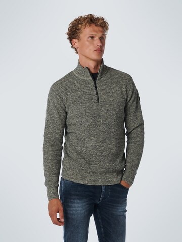 No Excess Sweater in Grey: front