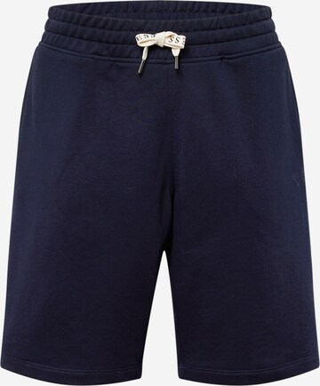 GUESS Kalhoty 'CLOVIS' – modrá: přední strana