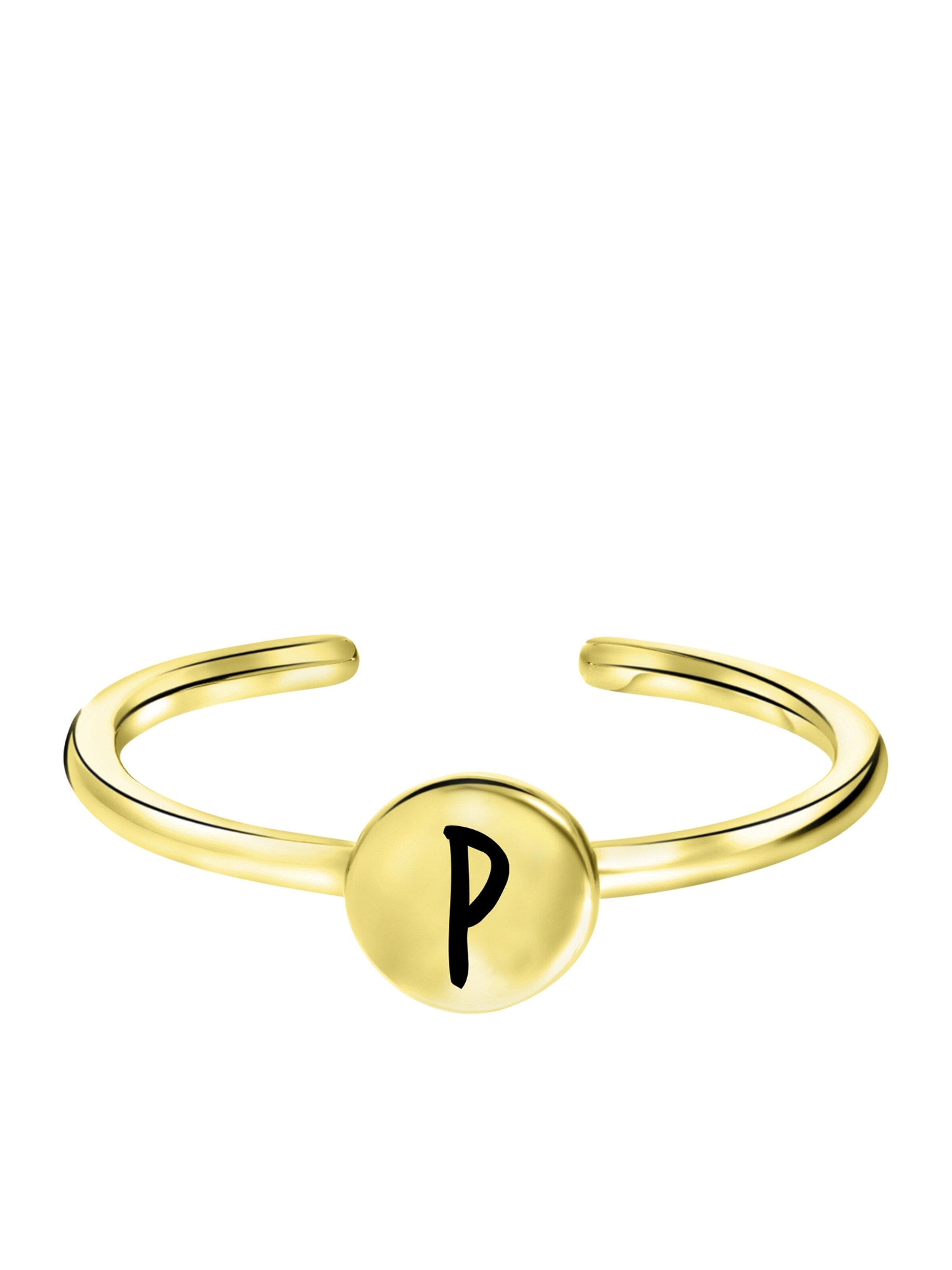 Lucardi Ring in Gold: front