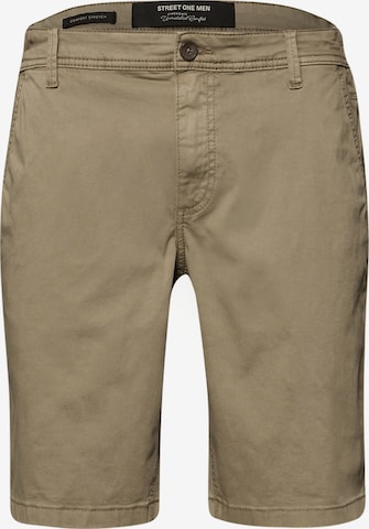 Street One MEN Regular Shorts in Beige: Vorderseite
