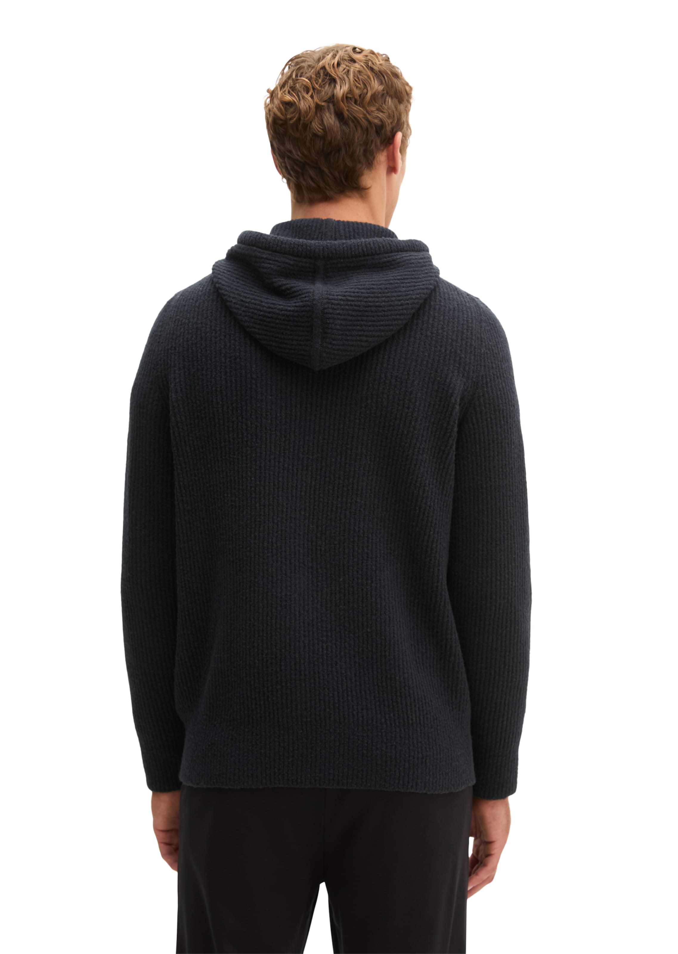 Marc O'Polo Strickjacke in Schwarz: Rückseite