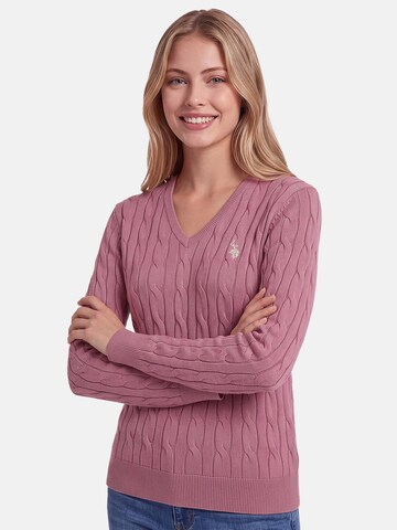 U.S. POLO ASSN. Sweater in Pink