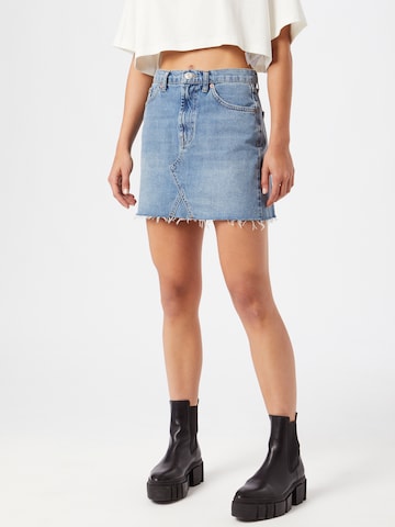 BDG Urban Outfitters Rok 'Austin' in Blauw: voorkant