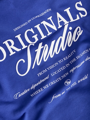 Bluză de molton 'JORNORREBRO' de la Jack & Jones Junior pe albastru