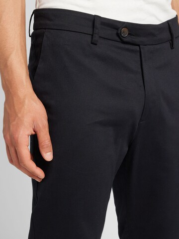 Coupe slim Pantalon 'Como' Les Deux en noir