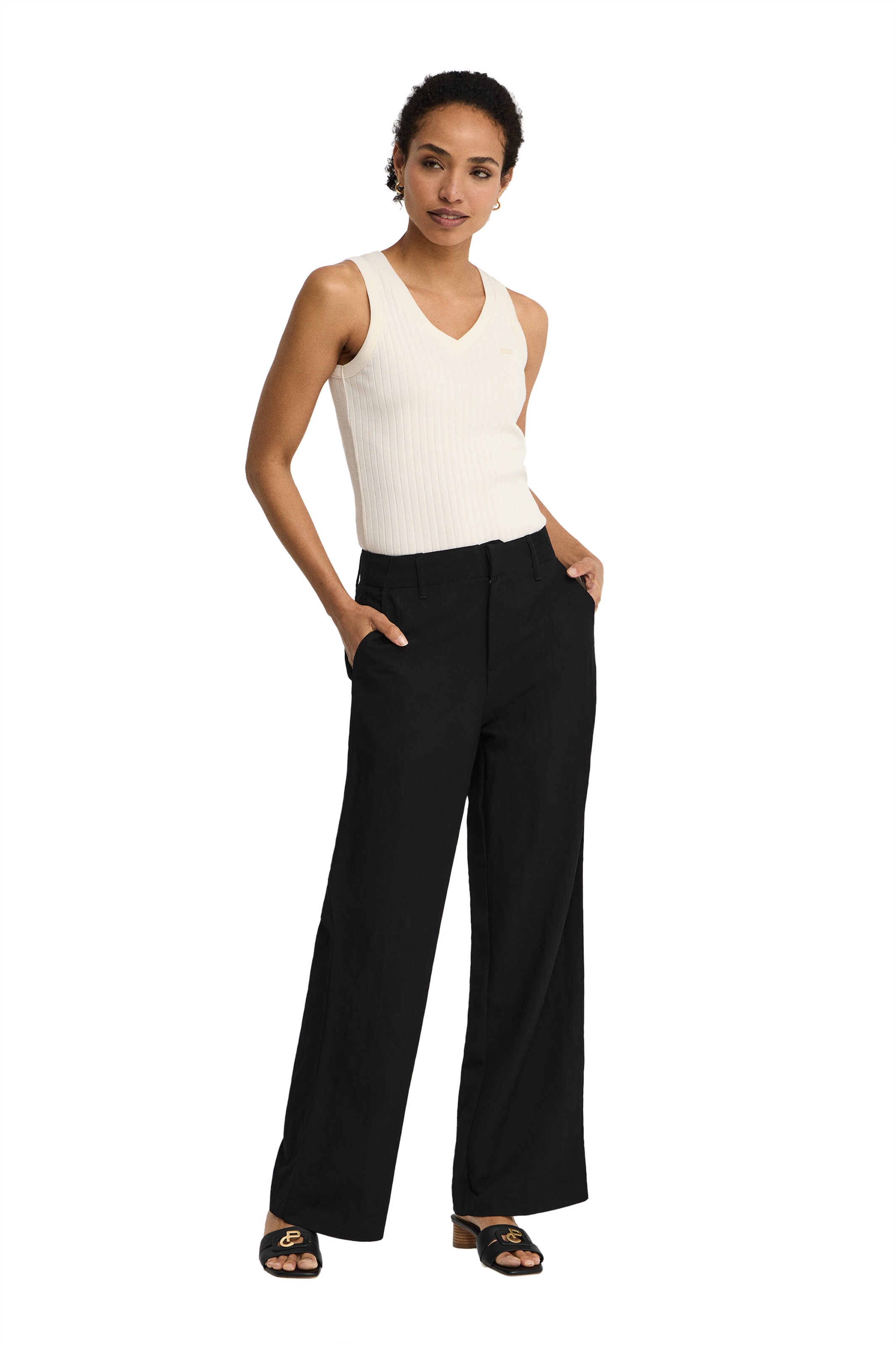 Polo Club Loose fit Pants in Black