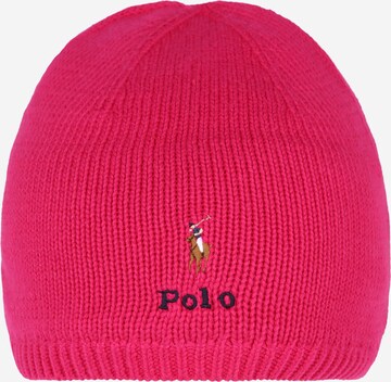 Polo Ralph Lauren Mütze in Pink: front