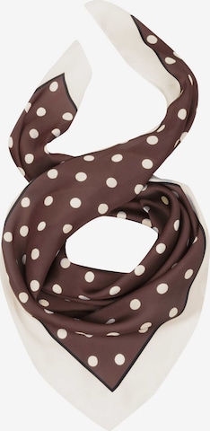 SAMAYA Tuch 'Alba´ in Braun: Vorderseite