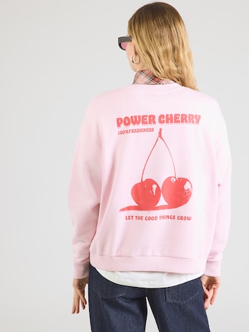 JDYSweater majica 'JDYNANNA' - roza boja: prednji dio