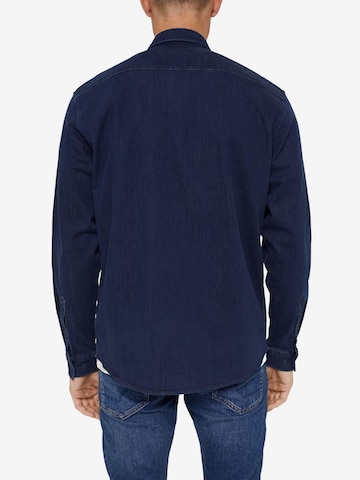 ESPRIT Regular Fit Hemd in Blau