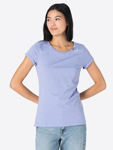 T-shirt 'FLORAH' Ragwear en violet : devant