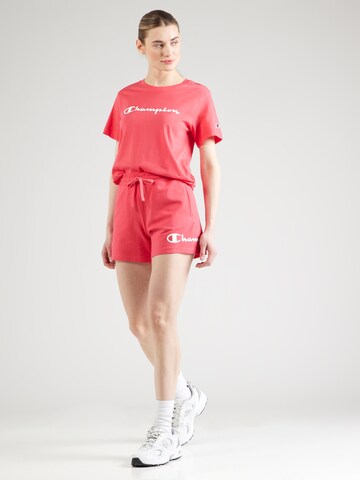 Champion Authentic Athletic Apparel Обычный Штаны в Ярко-розовый