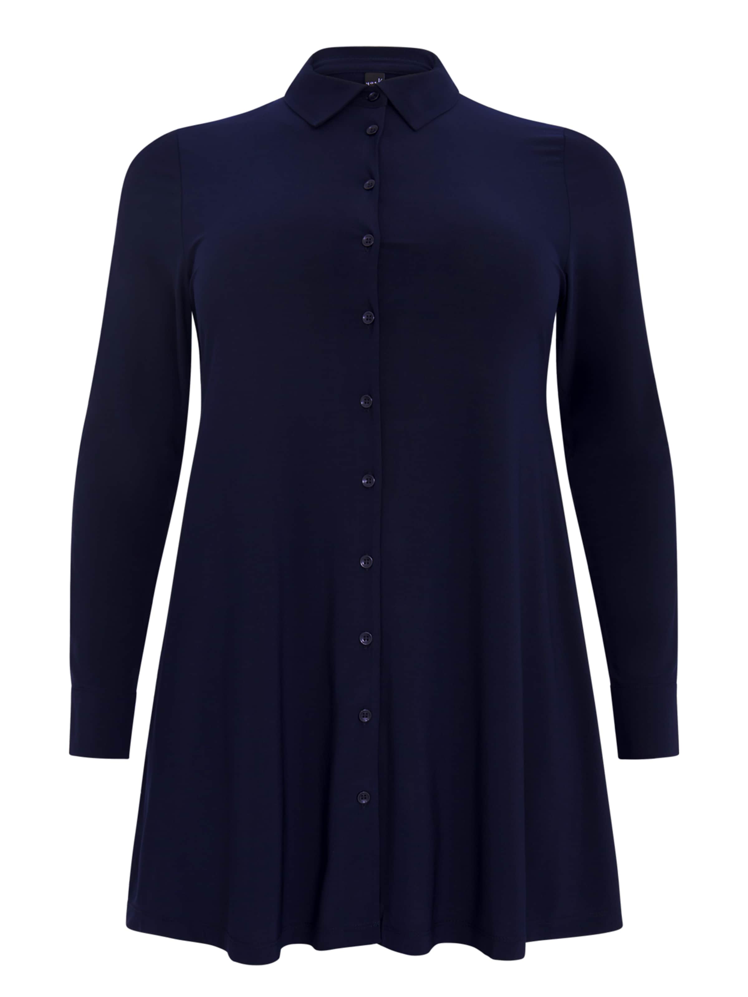YOEK Blouse in Blauw: voorkant