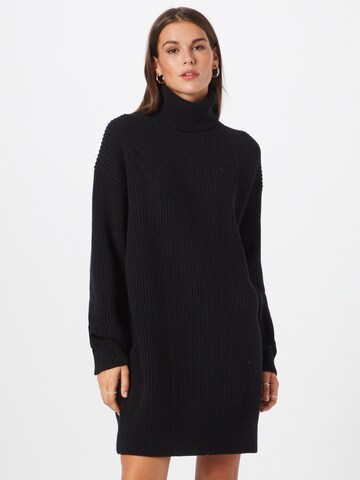 DRYKORN Knitted dress 'Dany' in Black: front