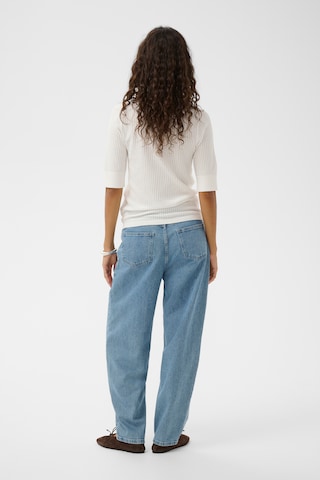 SOAKED IN LUXURY Pullover 'Spina' i hvid