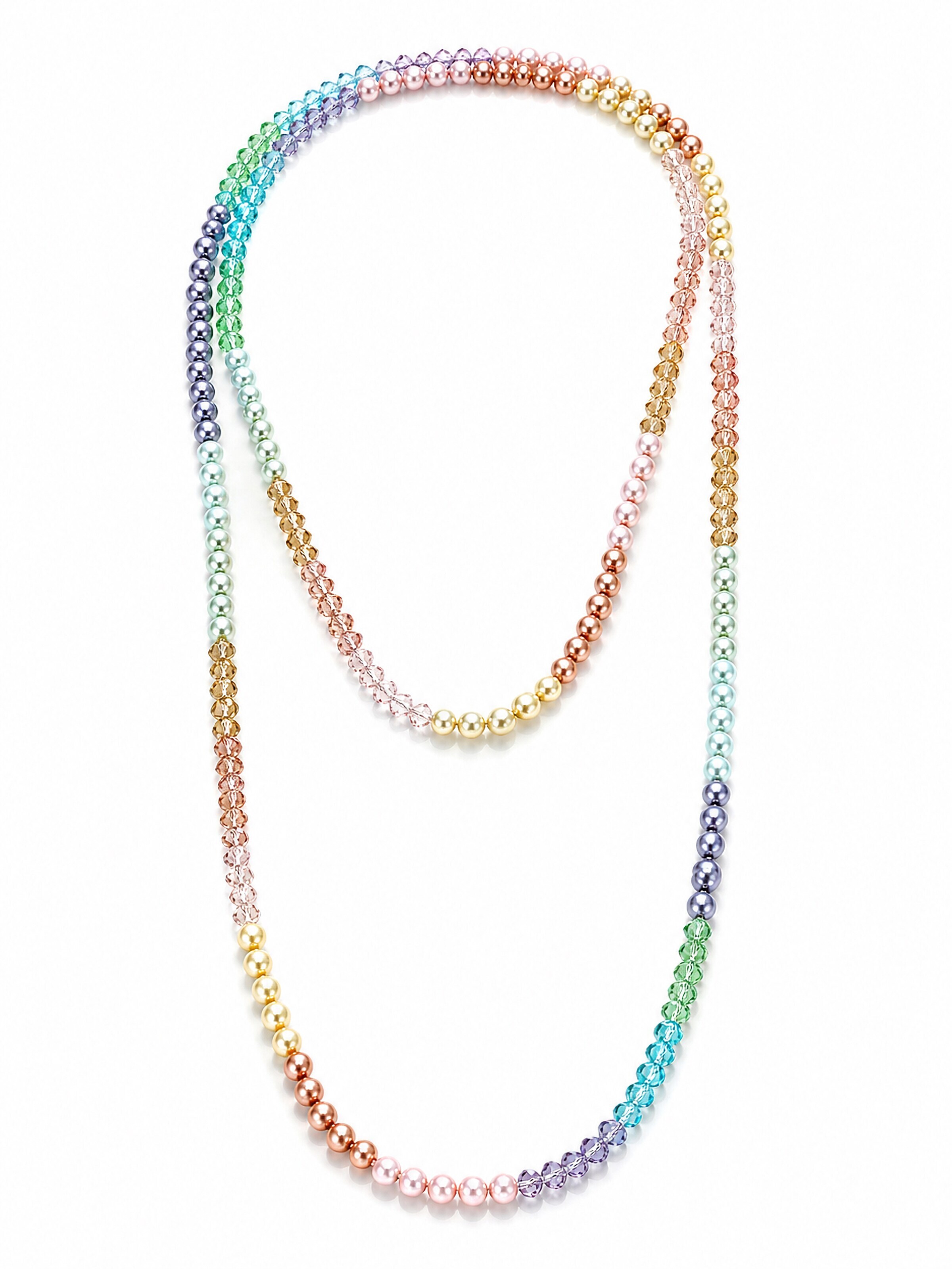 COLLEZIONE ALESSANDRO Necklace 'Glaspastell' in Mixed colors: front