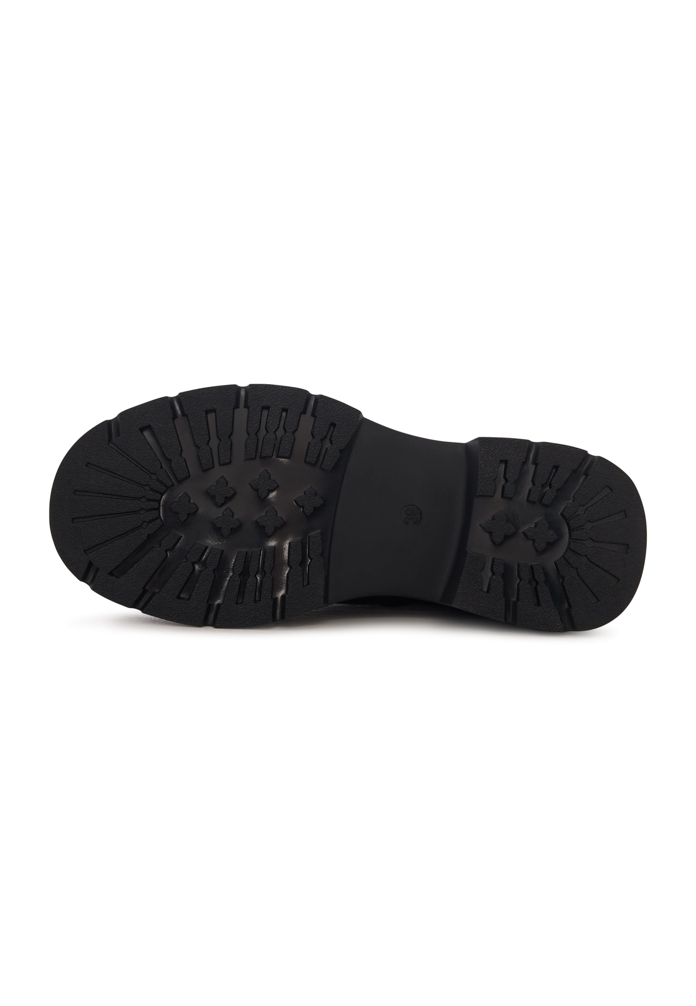 CESARE GASPARI Schnürstiefelette in Schwarz