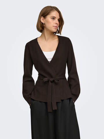 ONLY Knit cardigan 'ONLElea' in Brown: front
