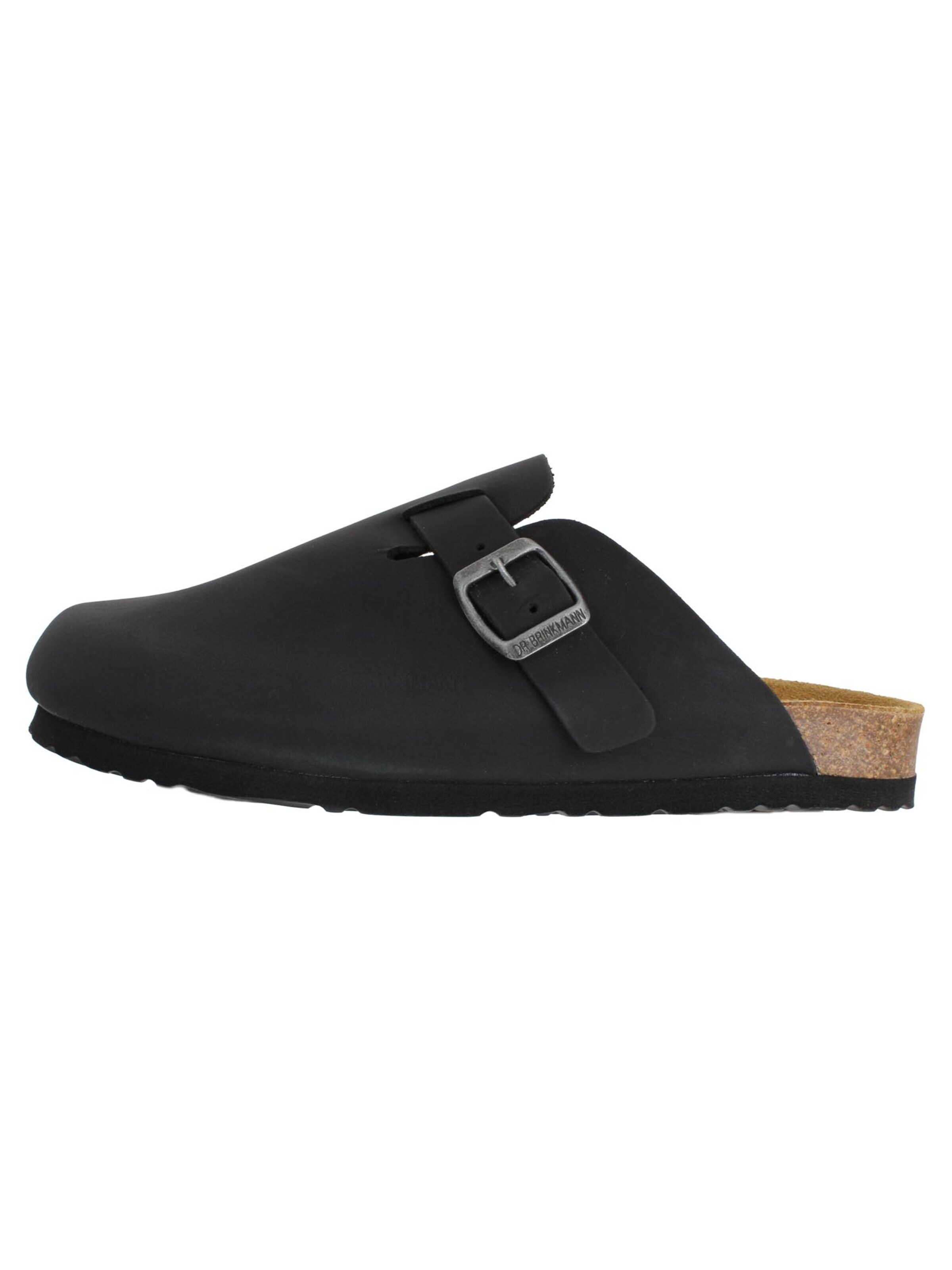 DR. BRINKMANN Clogs 'Nerpio' in Zwart: voorkant