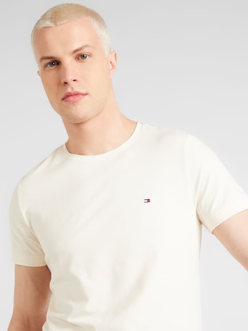 TOMMY HILFIGER Slim fit Póló - bézs