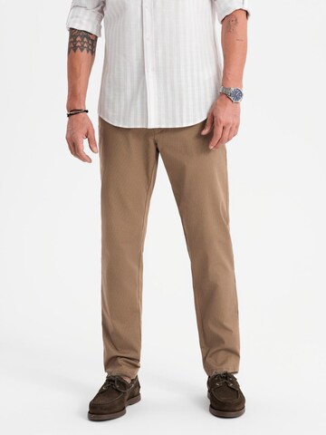 Ombre Regular Chino 'Quintessence' in Beige: voorkant