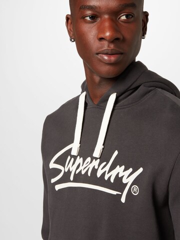 Sweat-shirt Superdry en noir