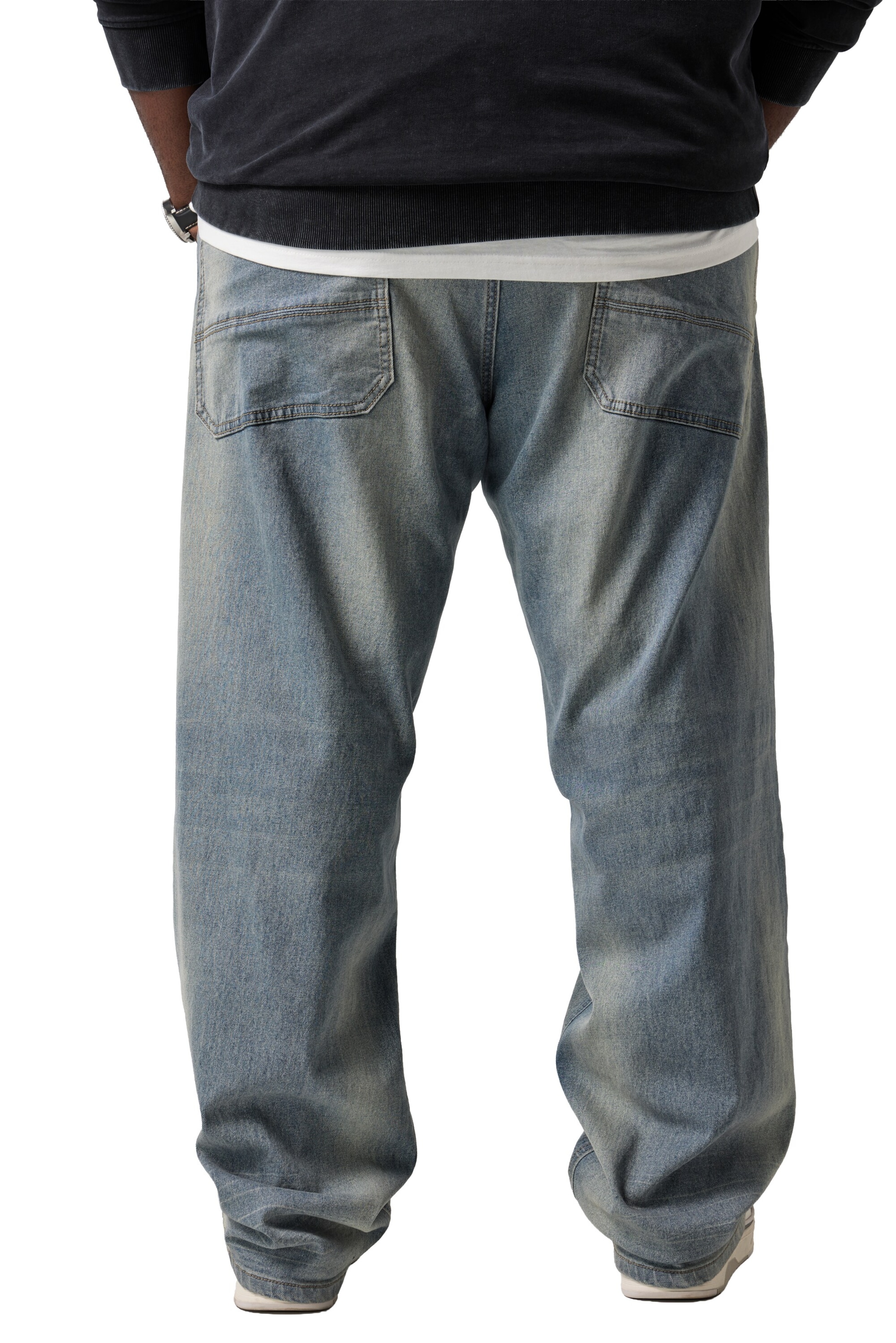 STHUGE Baggy Jeans in Blauw