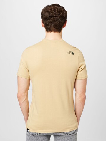 T-Shirt THE NORTH FACE en jaune