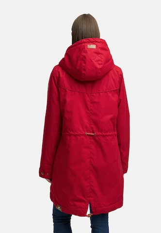 Ragwear Winter Parka 'YM-Canny' in Red