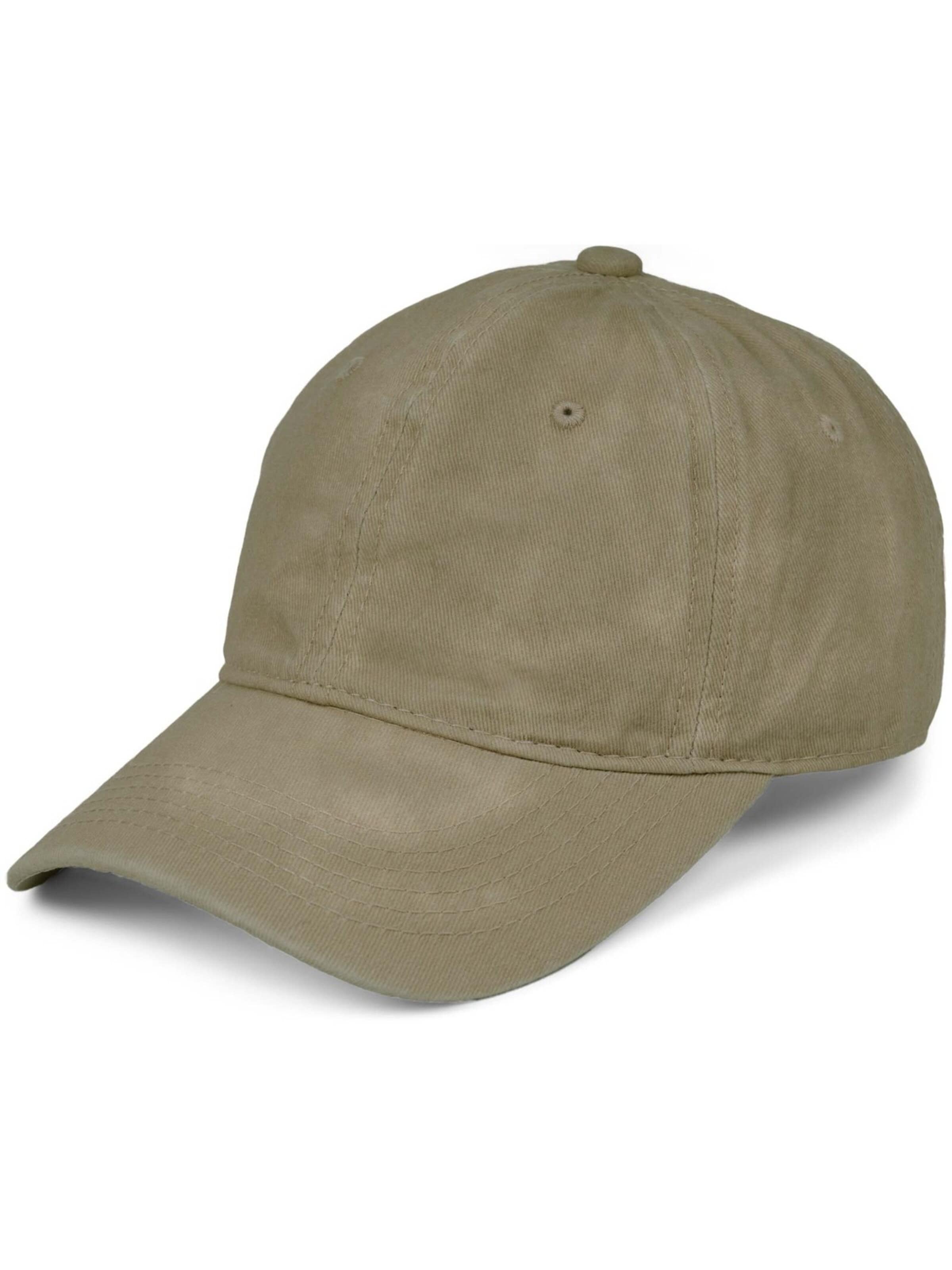 styleBREAKER Cap 'Vintage Baseball Cap Washed Used Look'‌ in 54-64 in oliv, Produktansicht