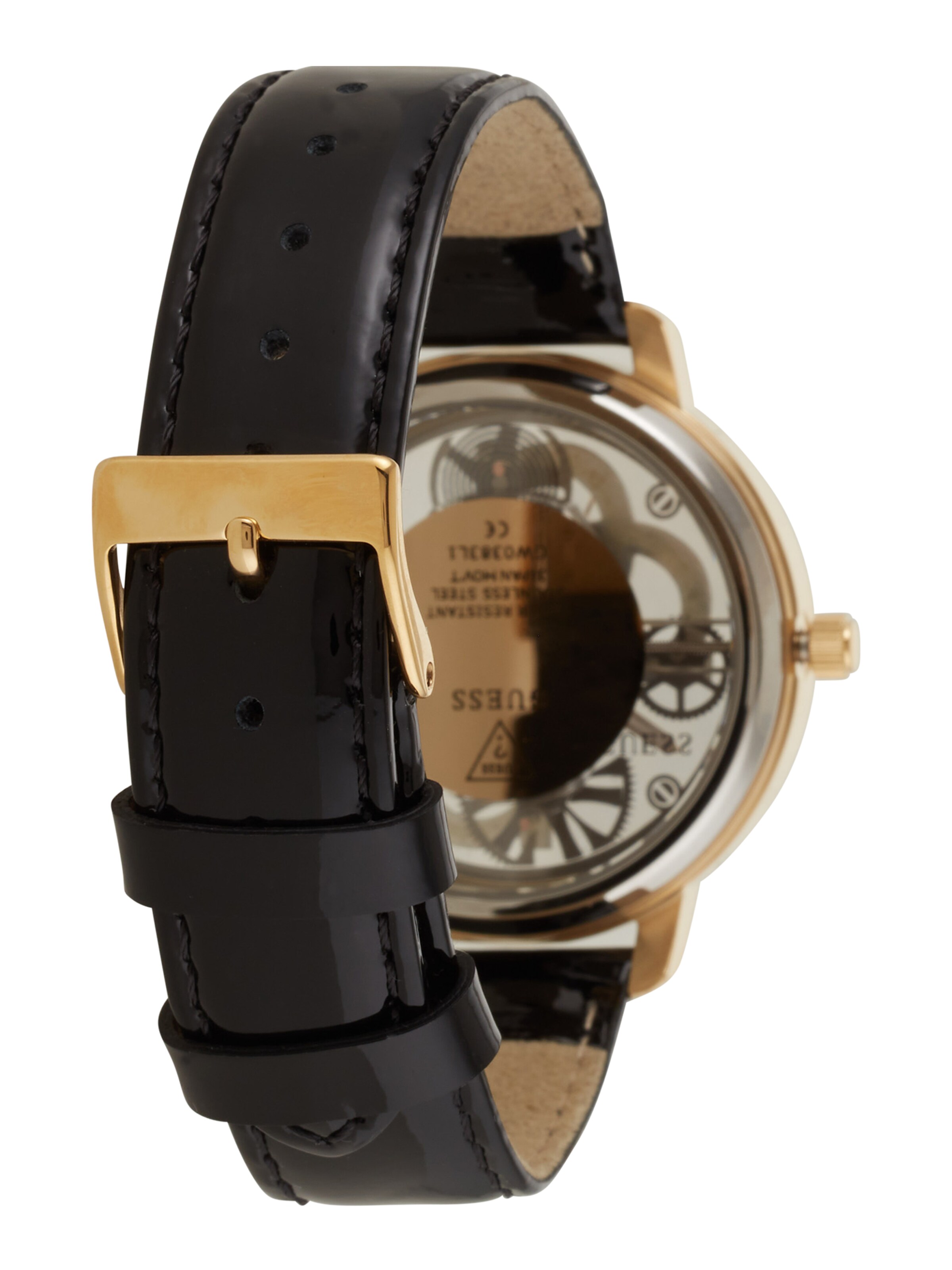 GUESS Analog watch 'Quattro Clear' in Black