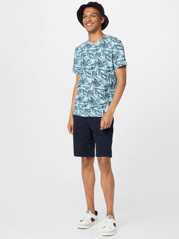 TOM TAILOR T-Shirt in Blau