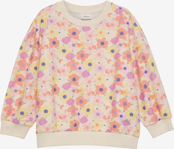 s.Oliver Junior Sweatshirt in Beige: Vorderseite