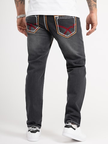 Rock Creek Loosefit Jeans in Grau