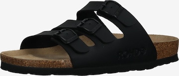 ROHDE Mules in Black: front