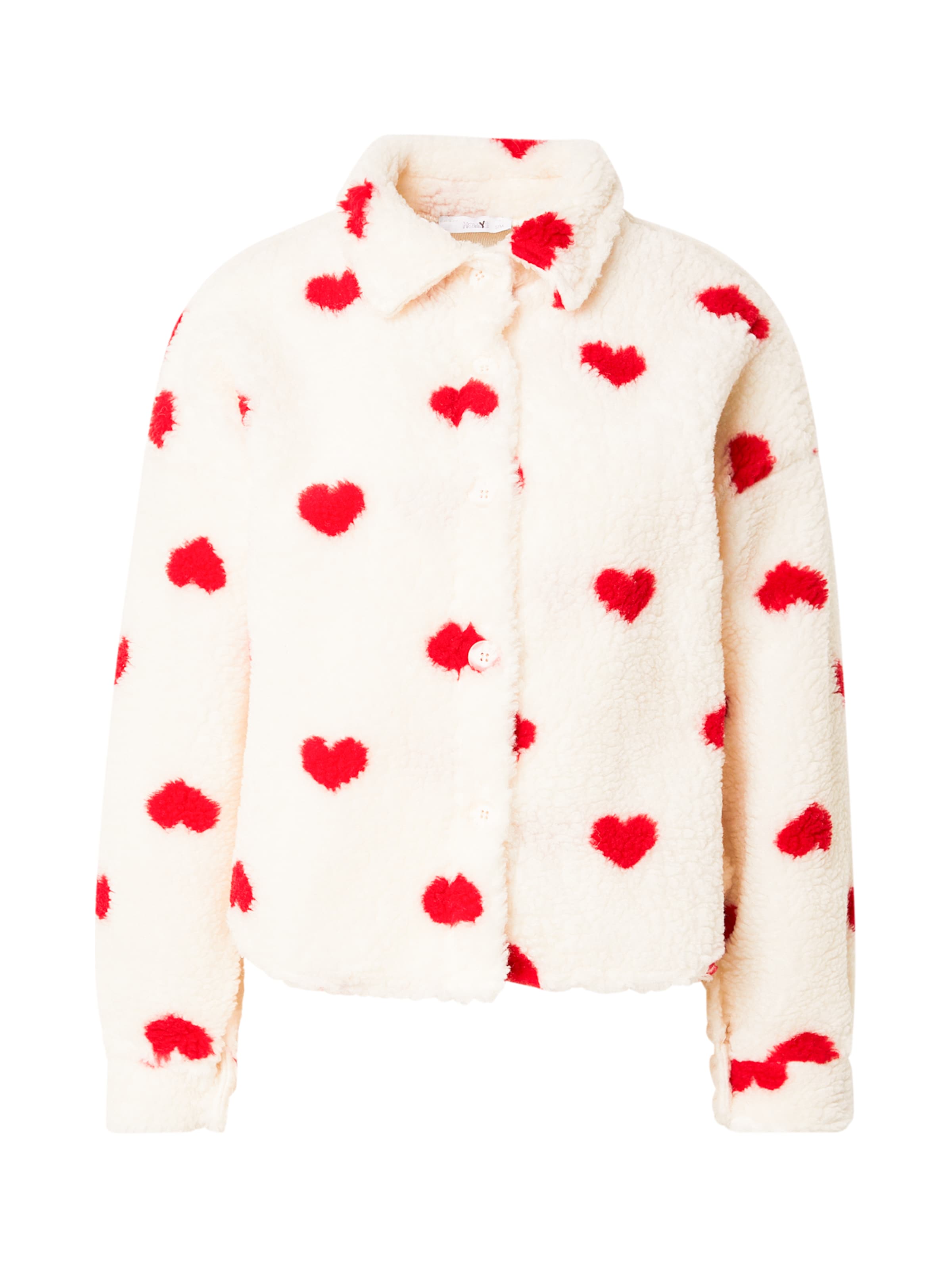 Geacă de primăvară-toamnă 'El44lie' de la Hailys pe alb: față