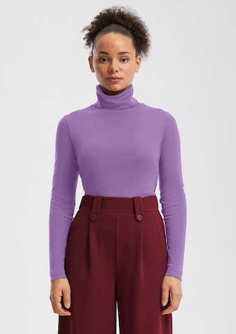 Pull-over QS en violet : devant