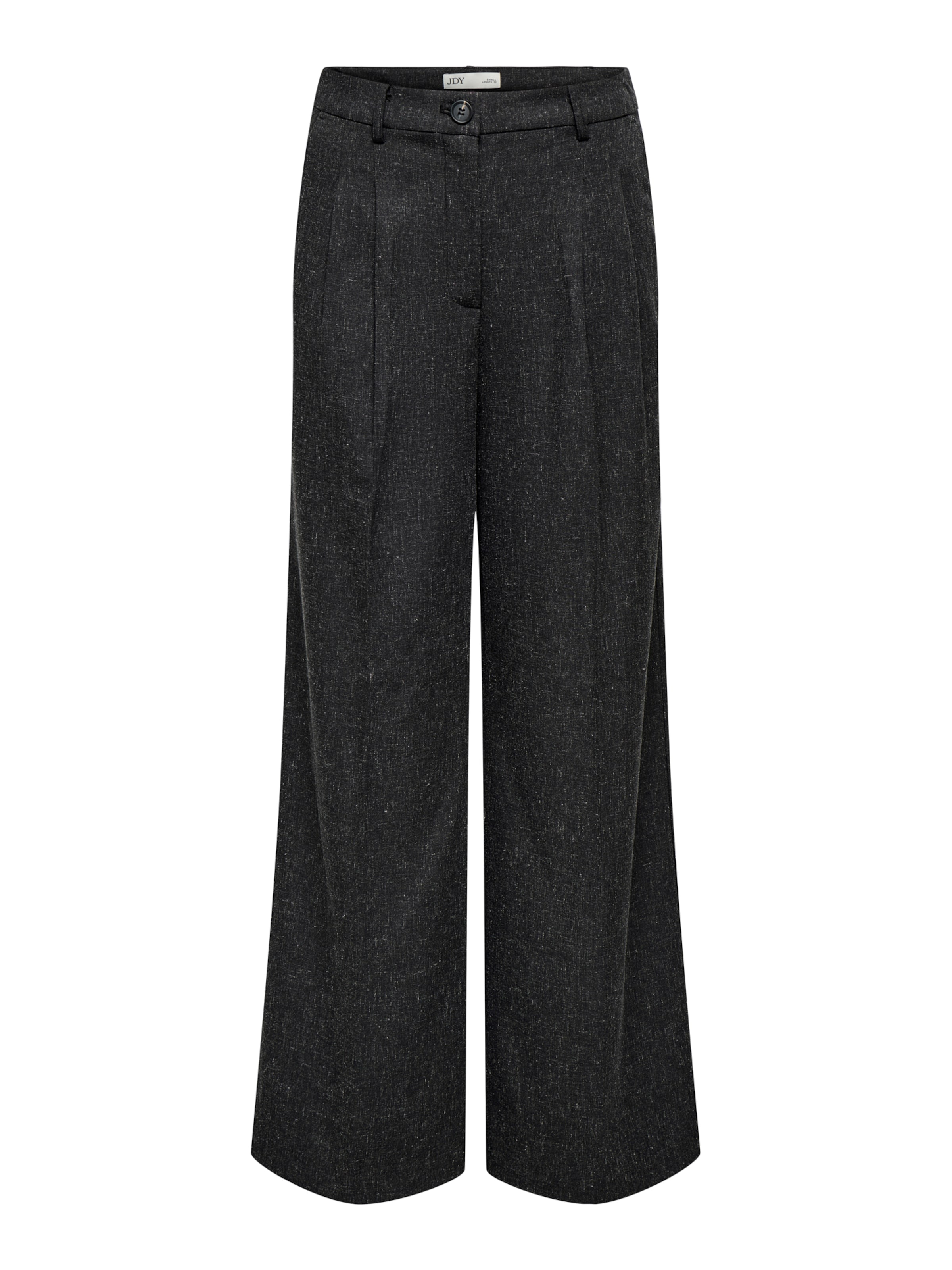 JDY Petite Wide Leg Hose 'JDYRILEY' in Grau: Vorderseite