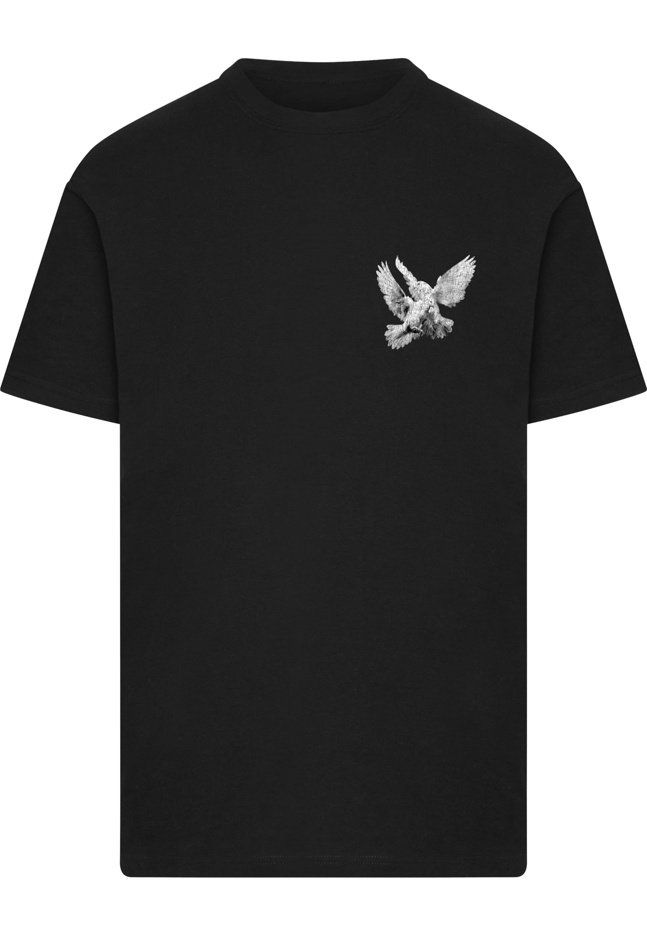 Mister Tee Shirt 'Shared Strength' in Zwart: voorkant