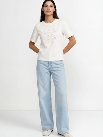 Rich & Royal T-shirt i vit