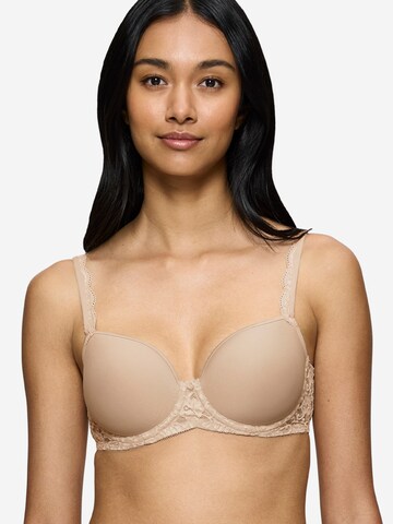 TRIUMPH T-Shirt BH 'Amourette' in Beige: Vorderseite