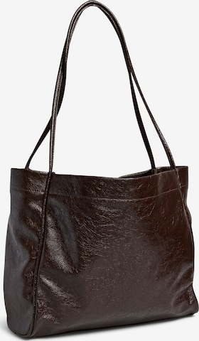 Borsa a spalla 'PCAnnie' di PIECES in marrone: frontale