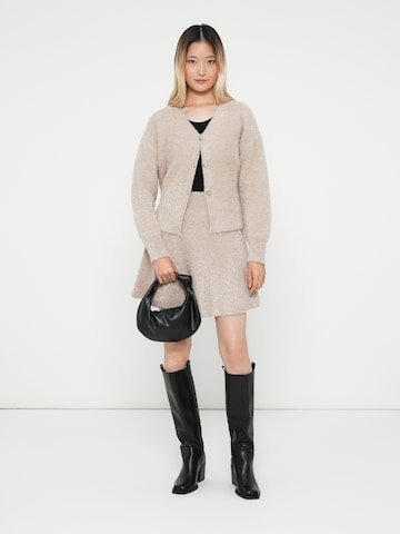 YAS Strickjacke 'YASLISTRA' in Beige