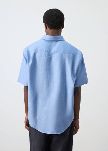 MANGO MAN Poloshirt 'Bay' in Blau