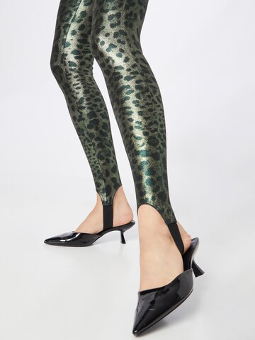 MAC Skinny Legginsy w kolorze zielony