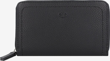 TOM TAILOR Wallet 'Ela' in Black: front