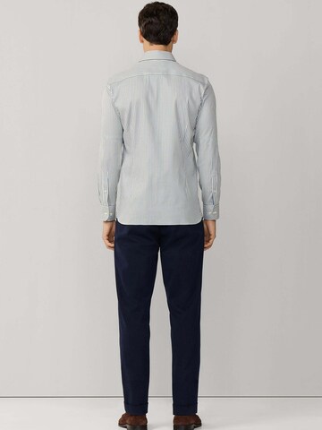 Hackett London Regular fit Zakelijk overhemd 'Double Face Bengal' in Groen